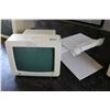Image 1 : Vintage Apple Monitor with stand. Untested at time of cataloguing