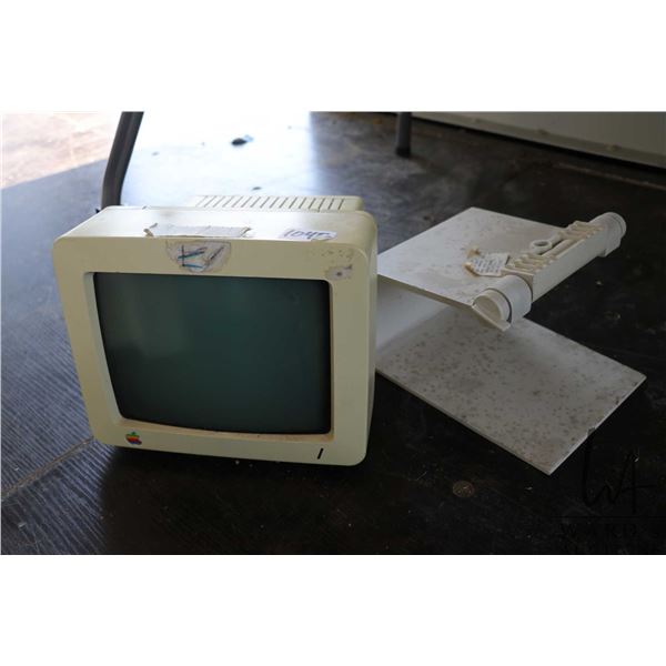 Vintage Apple Monitor with stand. Untested at time of cataloguing
