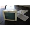 Image 1 : Vintage Apple Monitor with stand. Untested at time of cataloguing