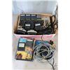 Image 1 : Vintage Commodore 64 with power supply, two joysticks, games including Pac-Man, Sea Wolf, Lemans, Ra
