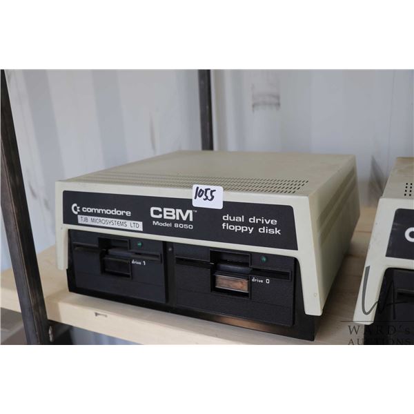 Vintage Commodore CBOM Model 8050 dual drive floppy disk reader. Untested at time of cataloguing