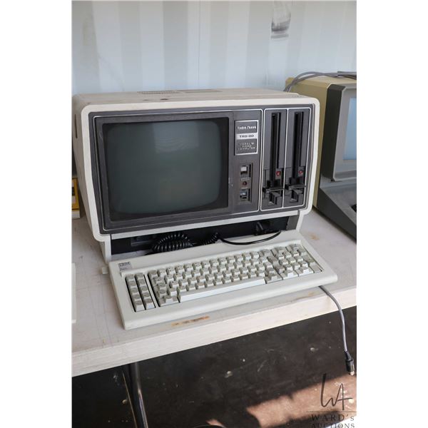 Vintage Radio Shack TRS-80 Model 16 micro computer. Untested at time of cataloguing