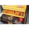 Image 3 : Daiwa mini cast system fishing rod and a tackle box with assorted lures and fishing accessories