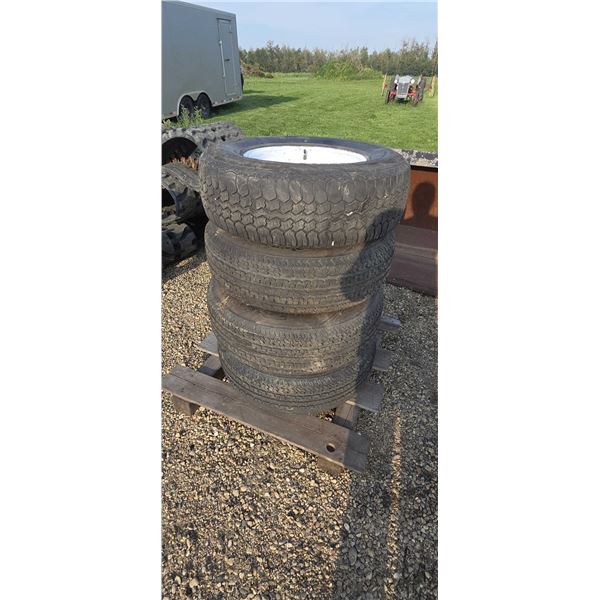 4 - 6stud trailer rims (6 on 5.5) ST225/75R15