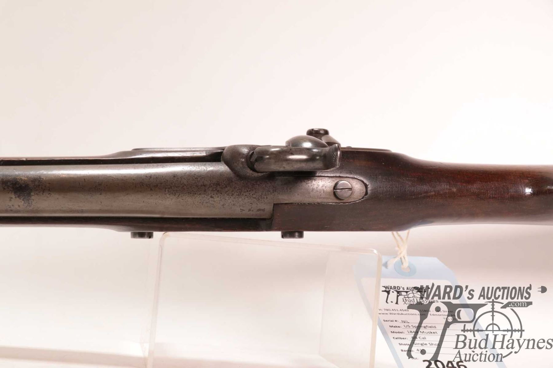 Springield 1842 Antique rifle US Springfield model 1842 Musket, .69 cal Single shot ...