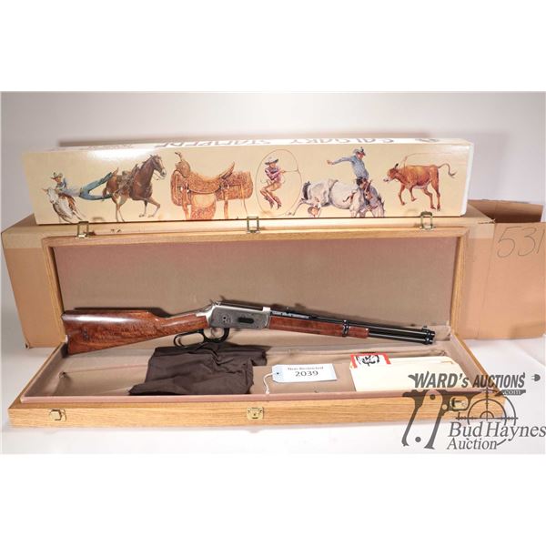 Non-Restricted rifle Winchester model 94 Calgary Stampede, 32 WIN SPL lever action, w/ bbl length 16
