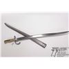 Image 5 : French model 1866 Chassepot bayonet w/ matching numbers scabbard. Brass handle, 22 3/4" carved blade