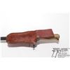Image 6 : French model 1886 Lebel rifle bayonet w/ 20 1/2" cruciform blade, brass handle, scabbard and frog. S