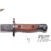 Image 2 : WWI British pattern 1907 rifle bayonet w/ scabbard and frog. Handle marked "SLA246" blade marked XOA