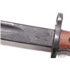 Image 3 : WWI British pattern 1907 rifle bayonet w/ scabbard and frog. Handle marked "SLA246" blade marked XOA