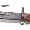 Image 5 : WWI British pattern 1907 rifle bayonet w/ scabbard and frog. Handle marked "SLA246" blade marked XOA
