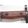 Image 7 : WWI British pattern 1907 rifle bayonet w/ scabbard and frog. Handle marked "SLA246" blade marked XOA