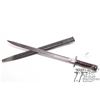 Image 1 : Wilkinson 1907 bayonet w/ 17" blade, leather and metal scabbard. See photos for marks