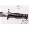Image 4 : Wilkinson 1907 bayonet w/ 17" blade, leather and metal scabbard. See photos for marks