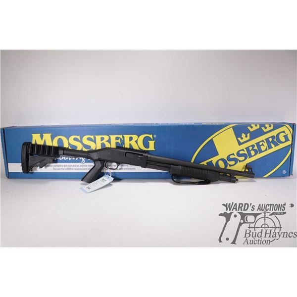 Non-Restricted shotgun Mossberg model 500, 12 ga. 2 3/4" & 3" pump action, w/ bbl length 18 1/2" [Ch