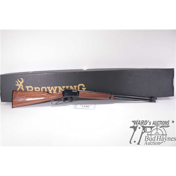 Non-Restricted rifle Browning Japan model BL-22, .22 S, L & LR lever action, w/ bbl length 20" [Blue