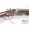 Image 2 : Non-Restricted shotgun Marshall Arms Co. model SXS, 12 ga. unknown chamber Two shot hinge break, w/ 