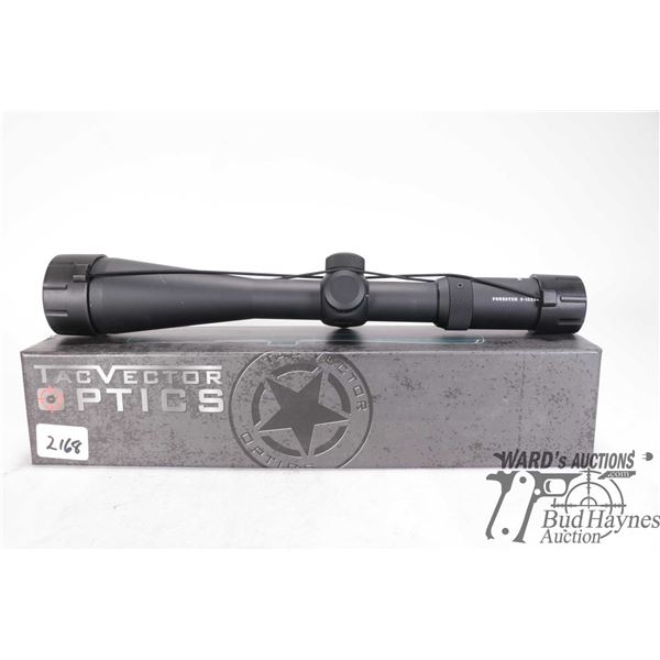 Used Tac Vector Optics model #SCOM-16 Forester 3-15x50 OIR scope