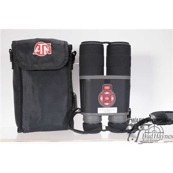 ATN Binox HD day & night binoculars w/ GPS. Note: No charge cord