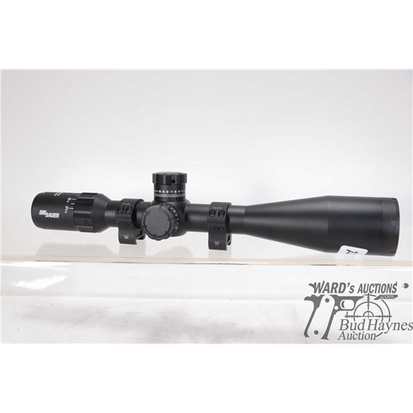 Sig Sauer Tango 4 6-24x50 scope w/ rings. Serial #99B002821CJF