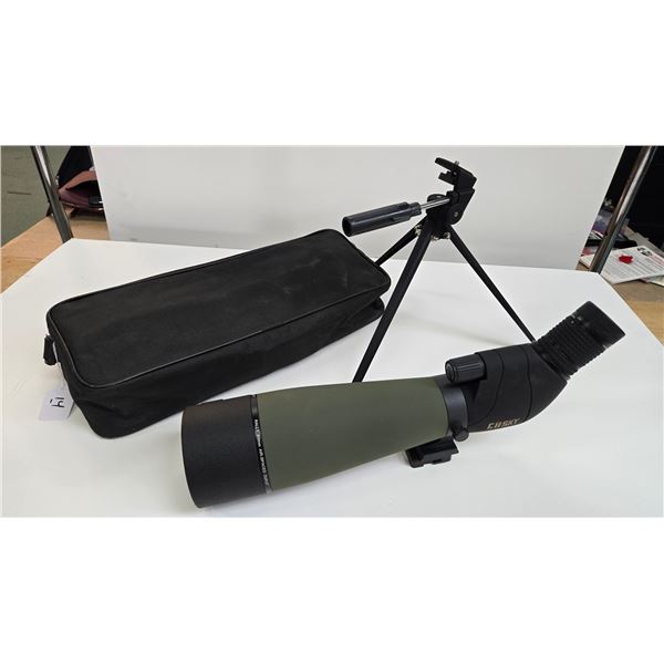 Gosky Rally 90mm Air-Speed Duplex 20-60x90 spotting scope with tripod and carry case