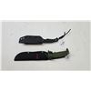Image 1 : 2 collectible knives including a Kubey KU184 fixed blade knight with Kydex sheath and an MTech 7-1/2