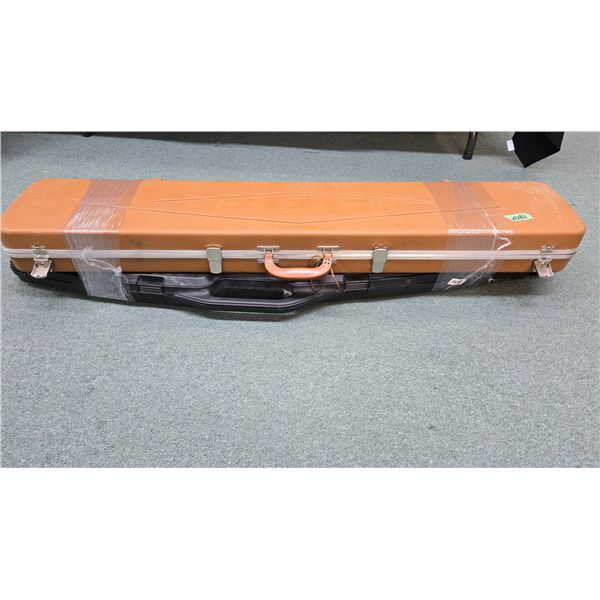 Two hard plastic foam lined cases