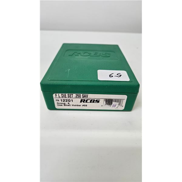 RCBS FL die set .250 sav