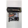 Image 1 : Selection of fishing tools including Gerber Gator fillet knife w/ sheath, Rapala 8 1/2" pliers and a