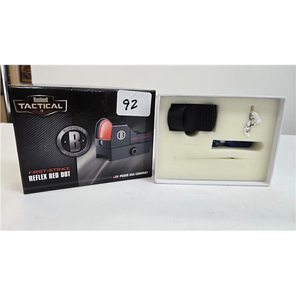 Bushnell Tactical First Strike reflex red dot sight. Model 730005