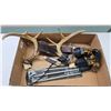 Image 2 : Selection of hunting items including gun sling, cleaning kits, pocket knife, head lamp, etc