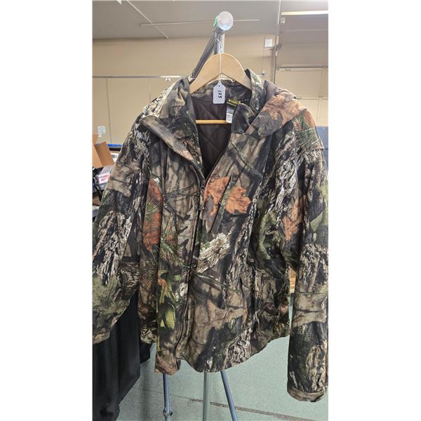 Mens Yukon Gear XL lined jacket with tie up hood