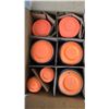 Image 2 : 2 boxes of Champion mixed sized clay targets including 1 full 107 count box and a full 90 count box