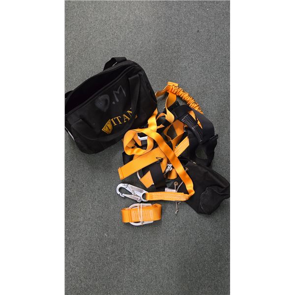 Titan Miller safety harness and full protection gear, unused