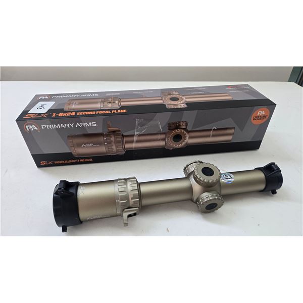 New in box Primary Arms SLX 1-6x24 second focal plane scope # PA-610208