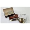 Image 1 : Ducks Unlimited Rodeo style belt buckle 1938-1993 Anniversary, and a Schrade Unlce Henry model 227 U