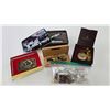 Image 1 : Spruce Grove Fish and Game knife in wooden case, Alberta Ducks Unlimited buckle, Ducks Unlimited kni
