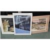 Image 1 : 3 unframed limited edition prints including "Hunters Lights" by Des McCaffery 496/950, "Summer Coyot