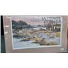 Image 8 : 3 unframed limited edition prints including "Hunters Lights" by Des McCaffery 496/950, "Summer Coyot