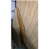 Image 2 : Hand made rifle display rack with large Canadian flag, measures 69-1/2" x 49" x13", holds 17 firearm