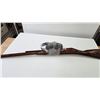 Image 1 : Selection of Mosin Nagant rifle parts including stock, leather strap, oil can, partial cleaning kit,