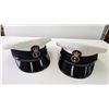 Image 1 : Two 2021 Royal Canadian Navy officers peak caps