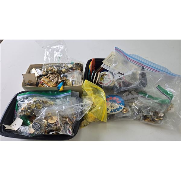 Large selection of collectable pins