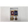 Image 1 : Two 1947 medals including Enamel Masonic Jewel medal Buffaloes RAOB GLE Victory Lodge No 2980 and th