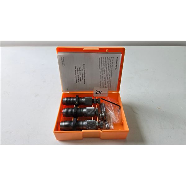 1 Lyman 9mm Luger RNTC 3 die set with holder
