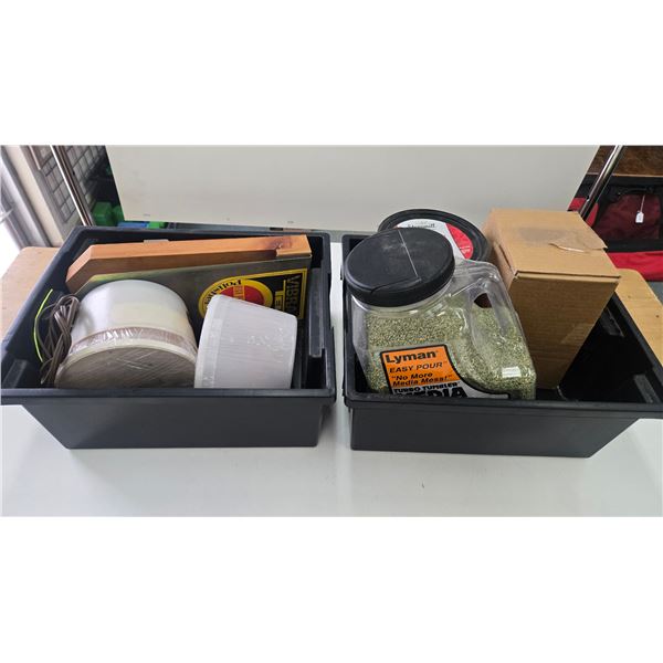 VibraTek high performance cleaner/polisher and assortment of media and rock polishing grit