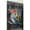 Image 2 : Selection of gun related parts including new in package bipod, 12ga snap caps, Ruger 10-22 extended 