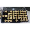 Image 2 : Selection of used brass including 44 243cal, 25 7mm, 40 30-06 cal, 32 30-30 cal and a bag of mixed b