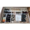 Image 2 : 2 scopes including Bushnell rimfire 4x32 and a Dead Ringer 3-9x40 plus a plastic case with assorted 
