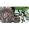 Image 3 : Selection of hunting supplies including ammo belt and pouch, rifle slings, animals calls, webbed bel